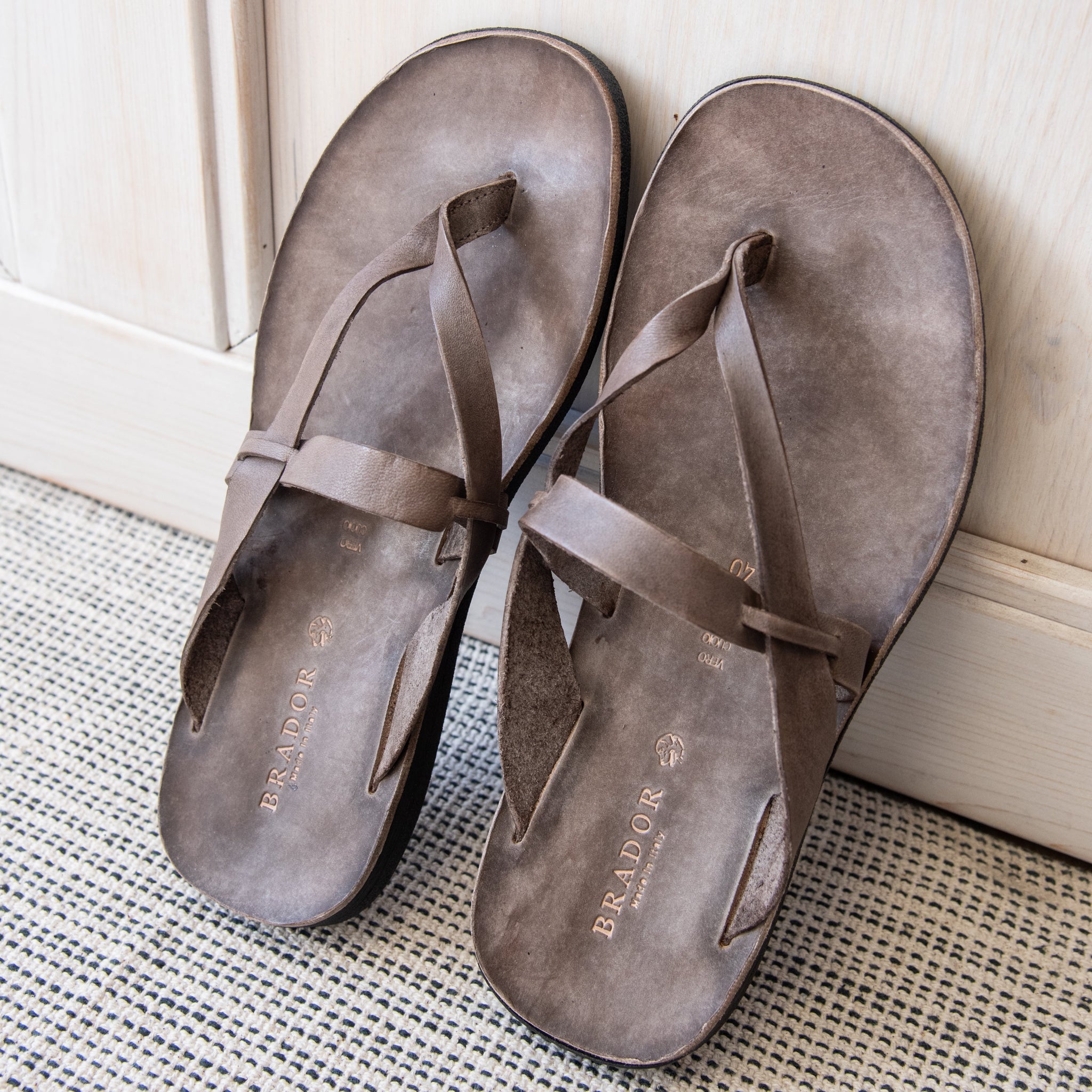OLIVER TAUPE Sandal for Men - Brador Shop Online | Brador