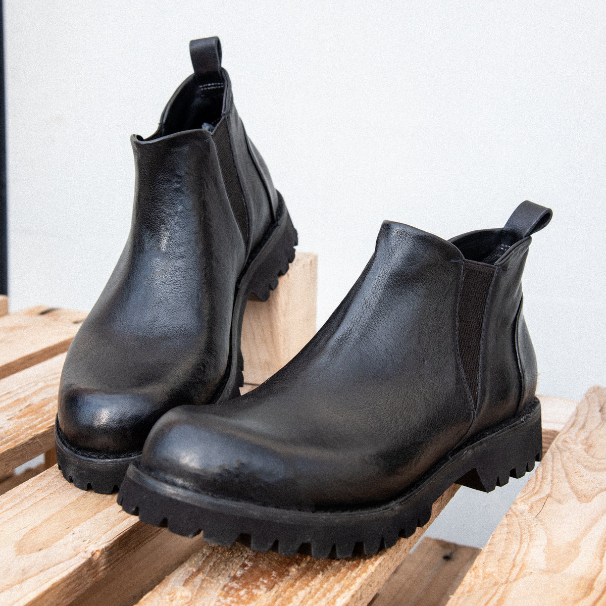 ORIONE LEATHER BOOT - Brador Shop Online | Brador